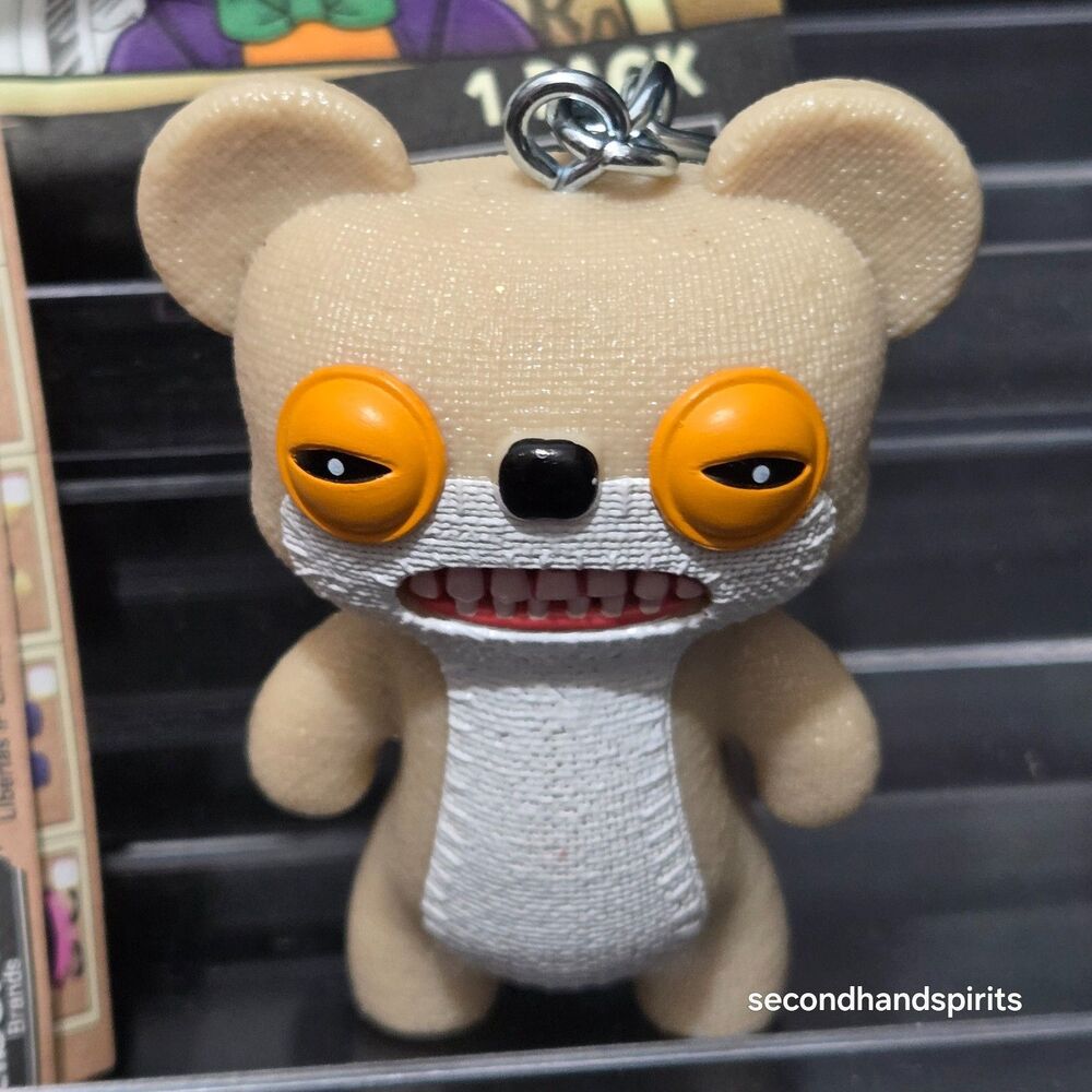 New Fuggler Series 4 Bag Clip Keychain Teddy Bear Nightmare Key Charm